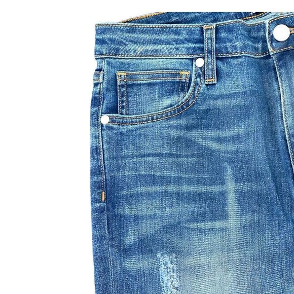 Sandrine Rose x Free People Women's Jeans Distressed Slim Indigo Size 29 NWT - Picture 3 of 11